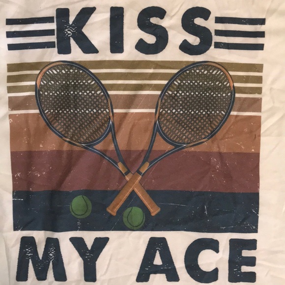 Sport-Tek Tennis themed T-shirt SIZE 4XL - Picture 2 of 3